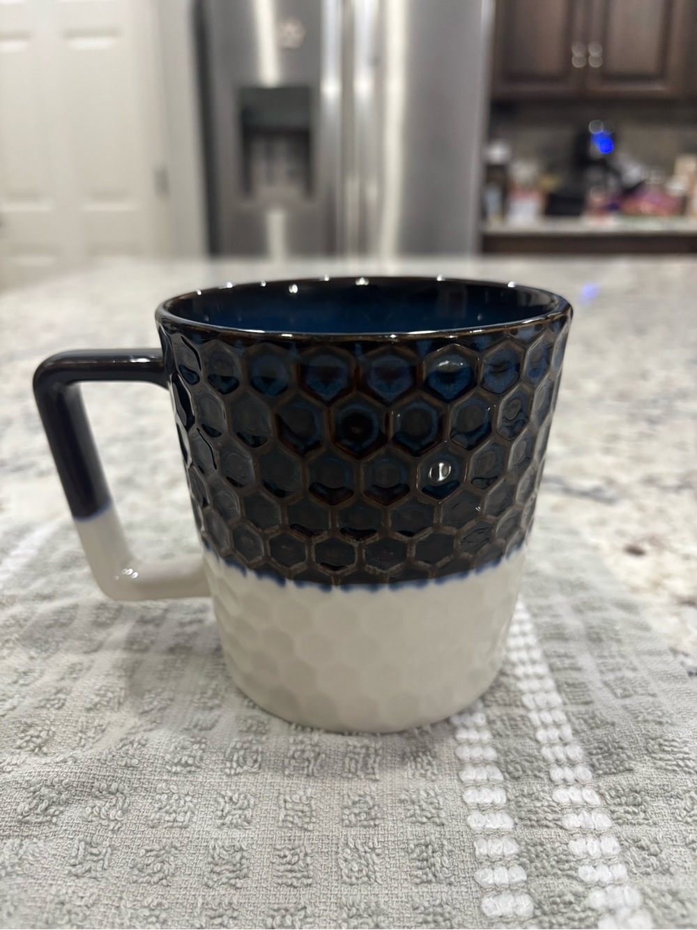 Starbucks 2017 Anniversary Siren Scales Honeycomb Mug 12oz